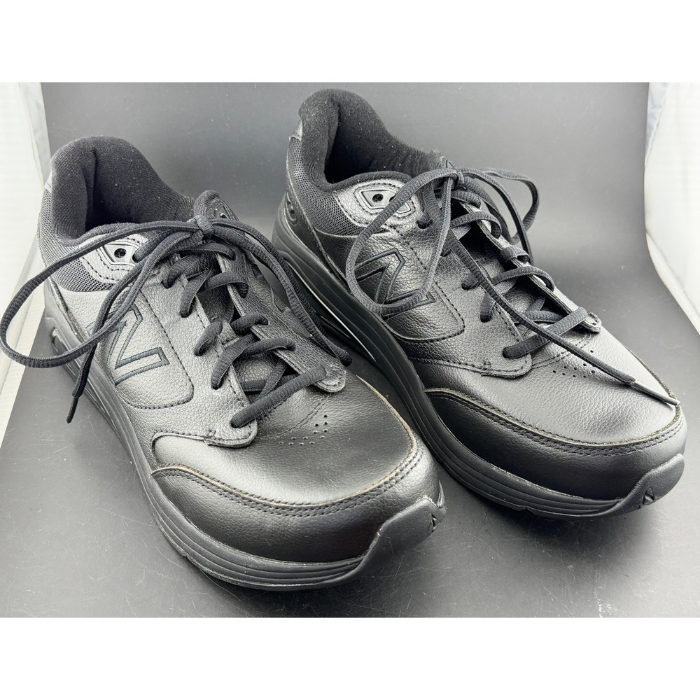 New Balance 928v3-Black Leather Walking Shoes Sneakers, MW928BK3, Mens 7 D, NEW